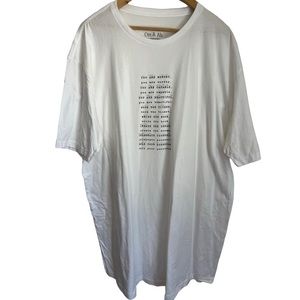 Om & Ah London “You Are Worthy” New Women’s White T-Shirt